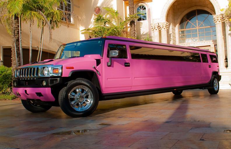 El Paso Pink Hummer Limo